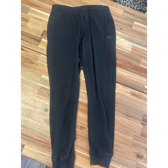 Cuts Jogger pants Mens XSmall Black cuffed drawstring waist pockets - Picture 1 of 5